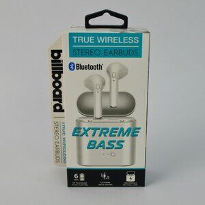 Billboard True Wireless Extreme Bass Bluetooth Stereo Earbuds New